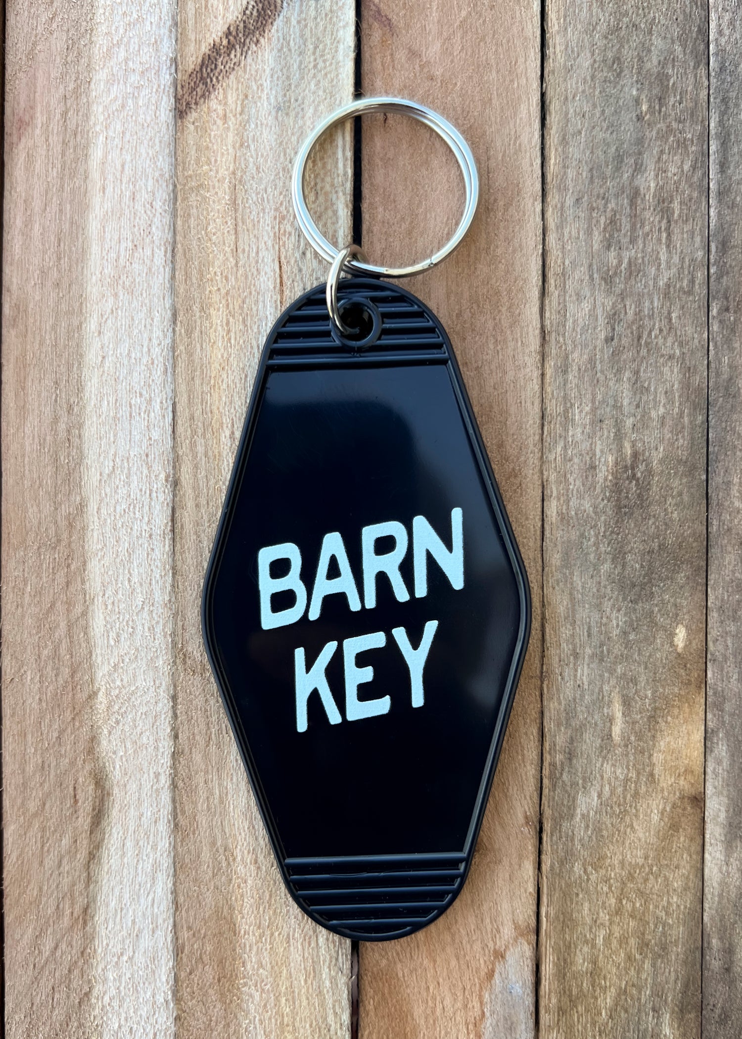 BARN KEY - Black Vintage Motel Keychains
