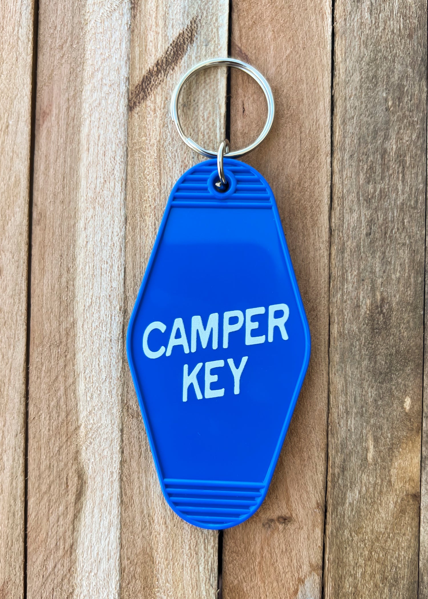 CAMPER KEY - Blue Vintage Motel Keychains
