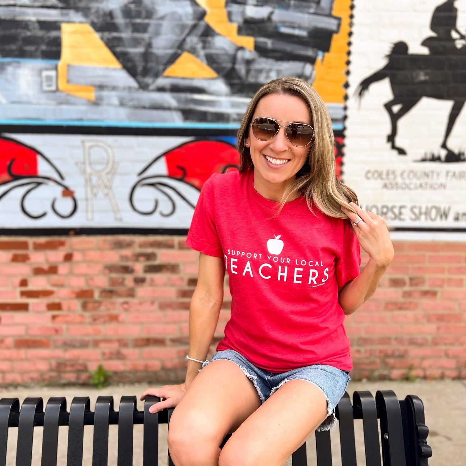 SUPPORT LOCAL TEACHERS - Graphic Tees