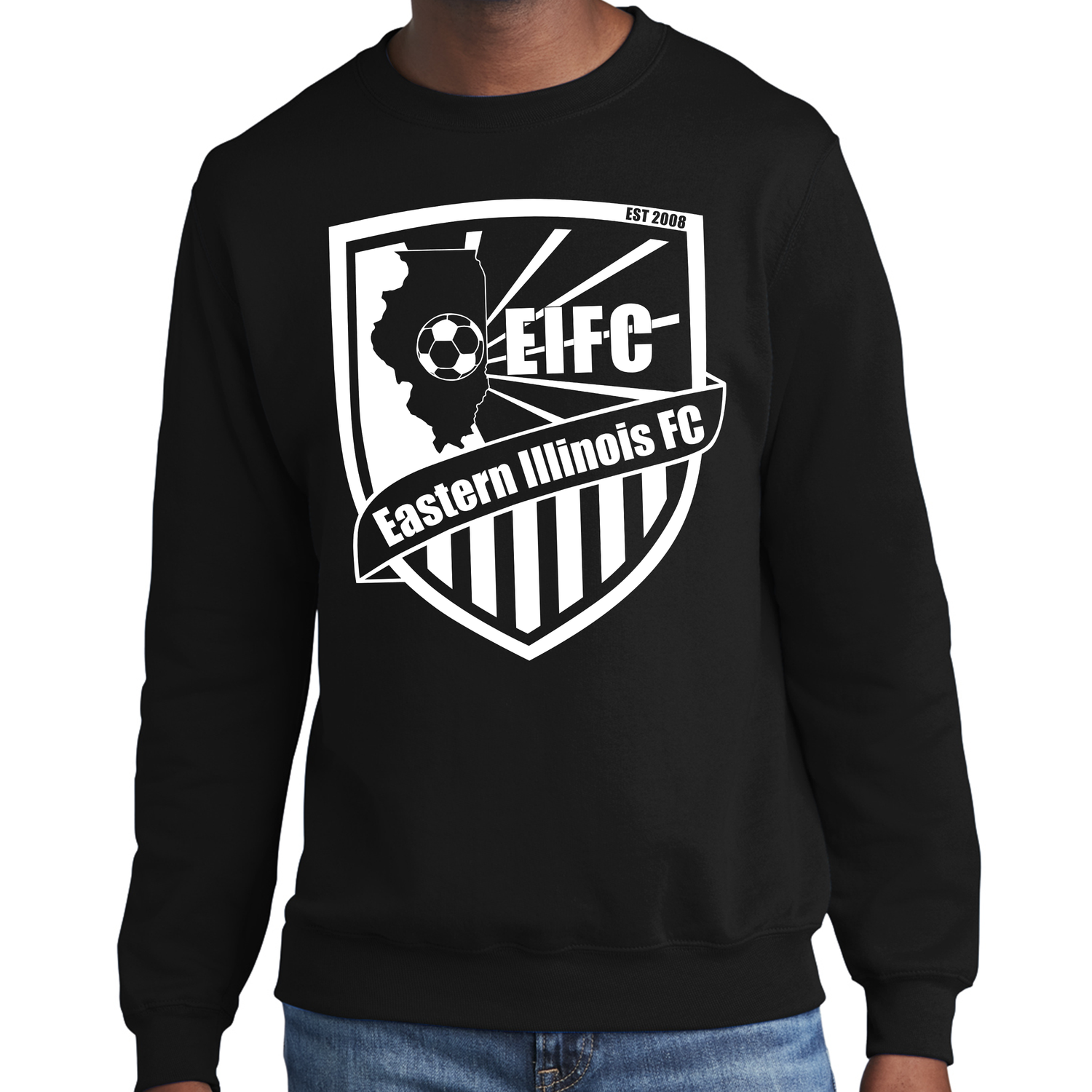 ADULT EIFC SOCCER LG Front Logo Crewneck Sweatshirt