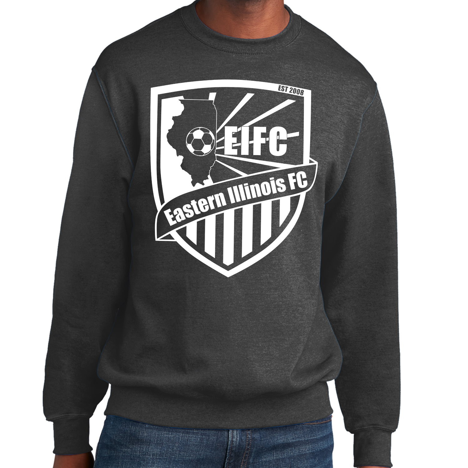 ADULT EIFC SOCCER LG Front Logo Crewneck Sweatshirt