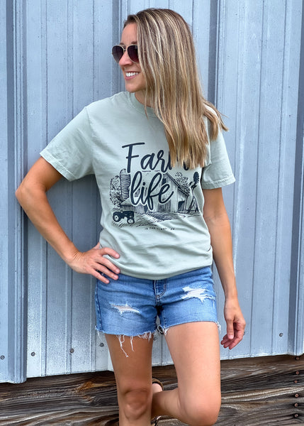 FARM LIFE Comfort Colors Graphic Tee