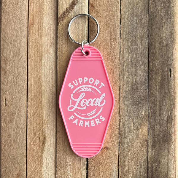 SUPPORT LOCAL FARMERS - Keychain