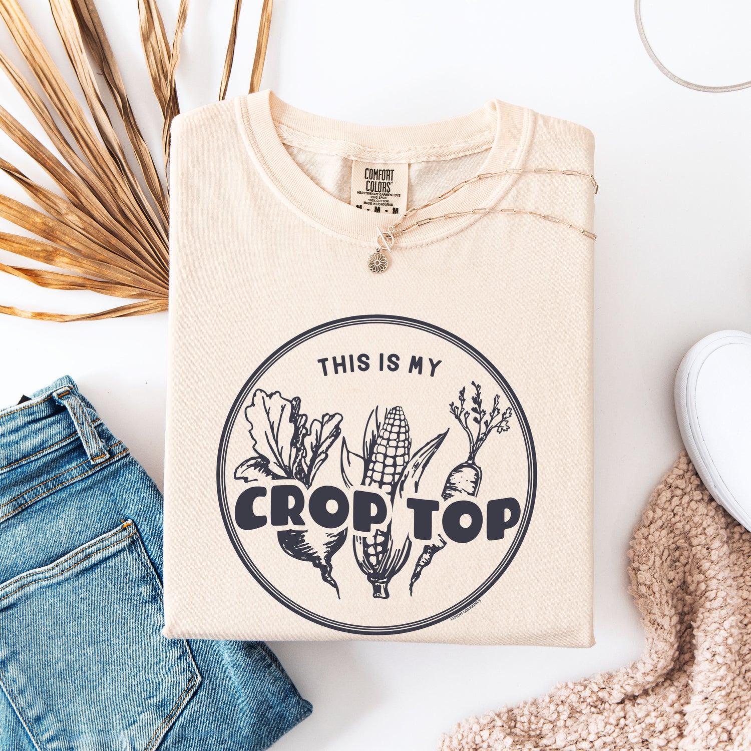 CROP TOP - Comfort Color Tee