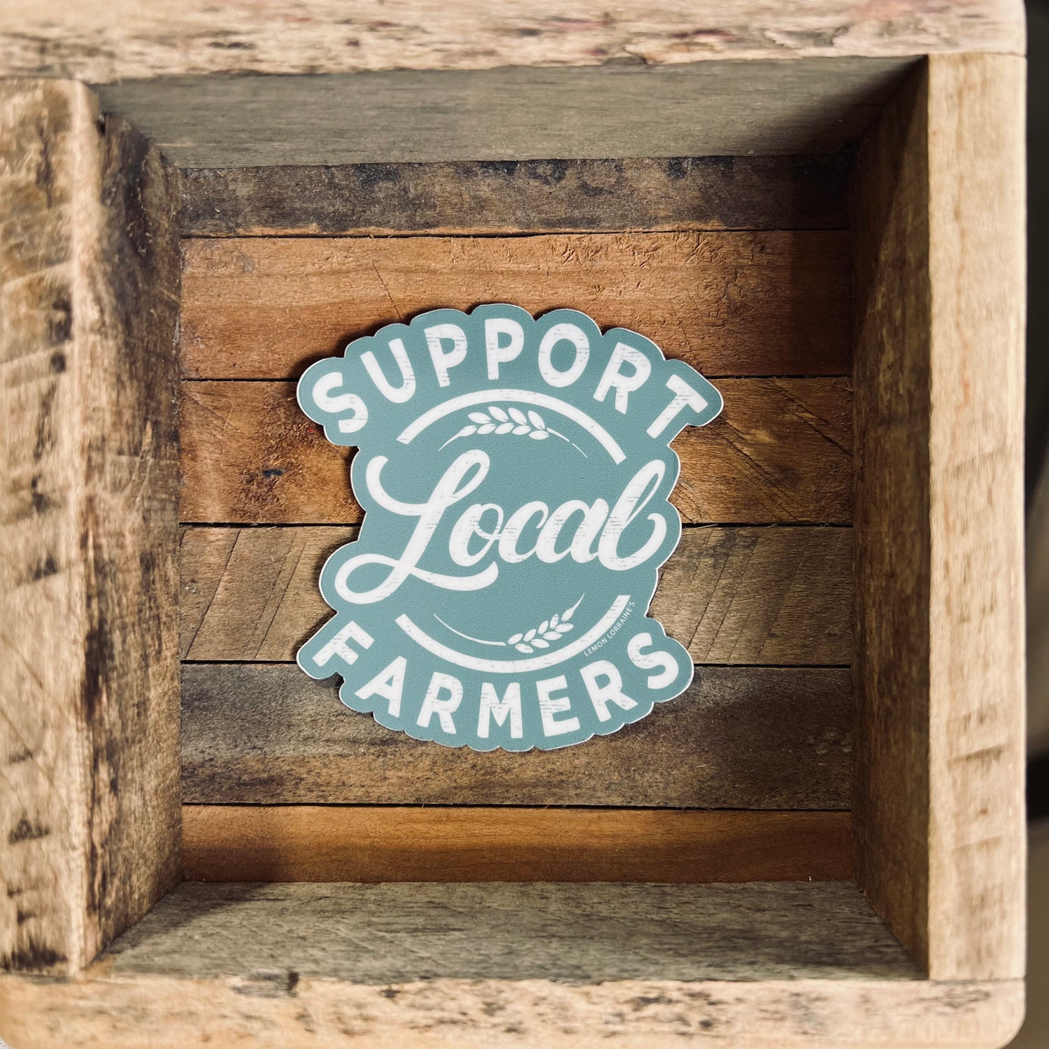 SUPPORT FARMERS Sticker Decal