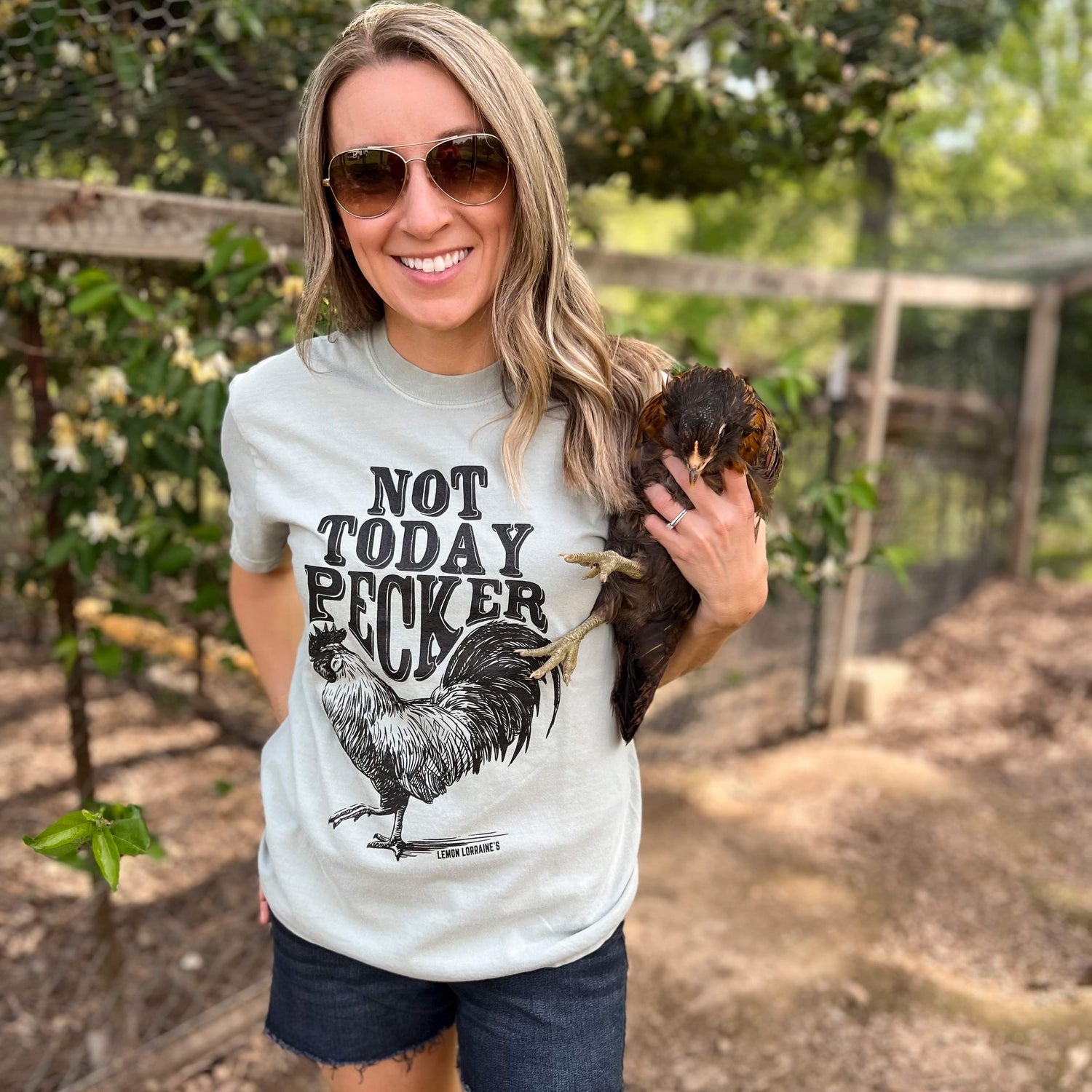 NOT TODAY PECKER - Comfort Colors Graphic Tee