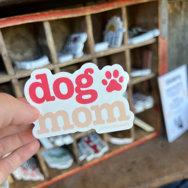 DOG MOM Sticker Decal