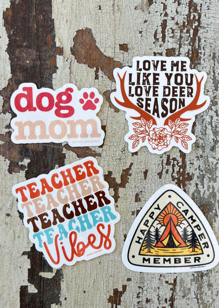 DOG MOM Sticker Decal