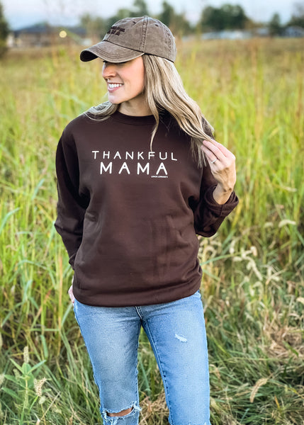 THANKFUL MAMA - Crewneck Sweatshirt