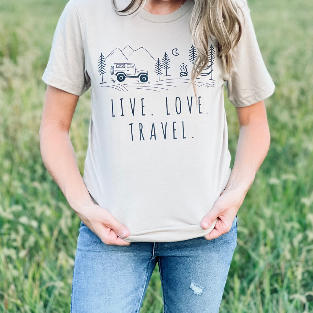 Live Love Travel - Graphic Tee