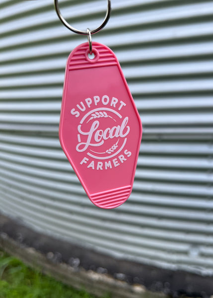 SUPPORT LOCAL FARMERS - Keychain