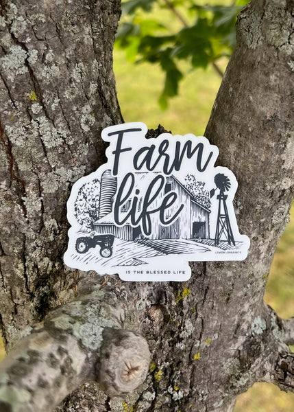 FARM LIFE Sticker Decal