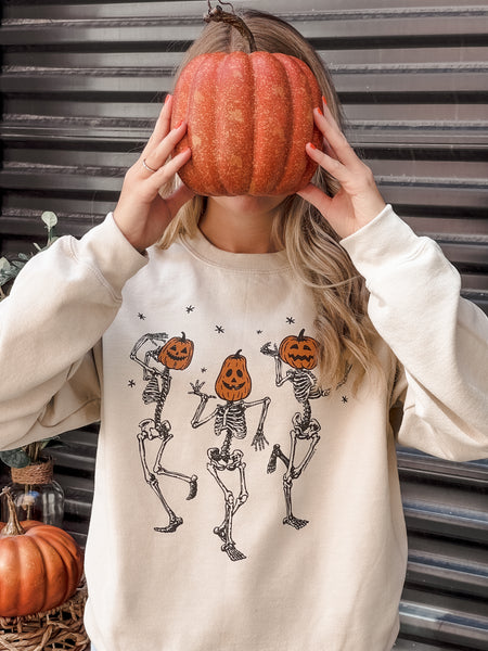 Dancing Skeletons - Crewneck Sweatshirt