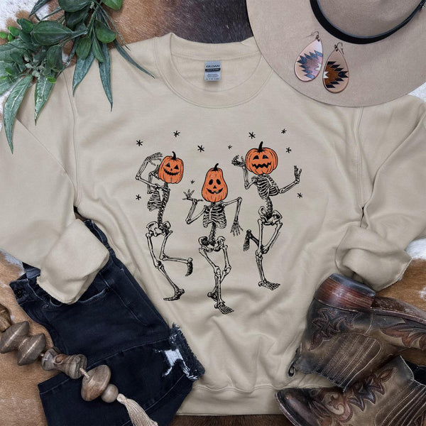 Dancing Skeletons - Crewneck Sweatshirt