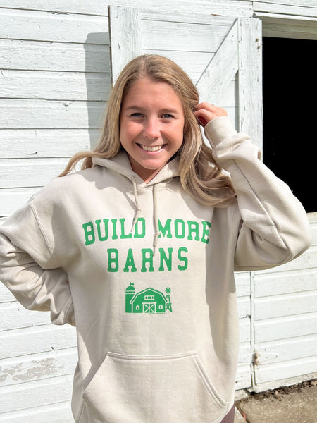 BUILD MORE BARNS - Hooded Sweatshirt