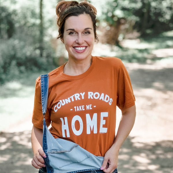 COUNTRY ROADS TAKE ME HOME Graphic Tee