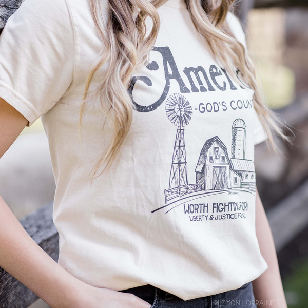 AMERICA GOD'S COUNTRY Graphic Tee