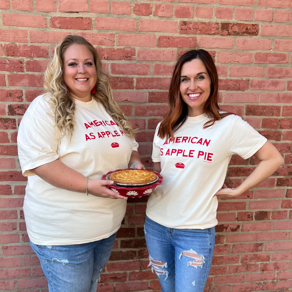 AMERICAN AS APPLE PIE Comfort Colors Graphic Tee