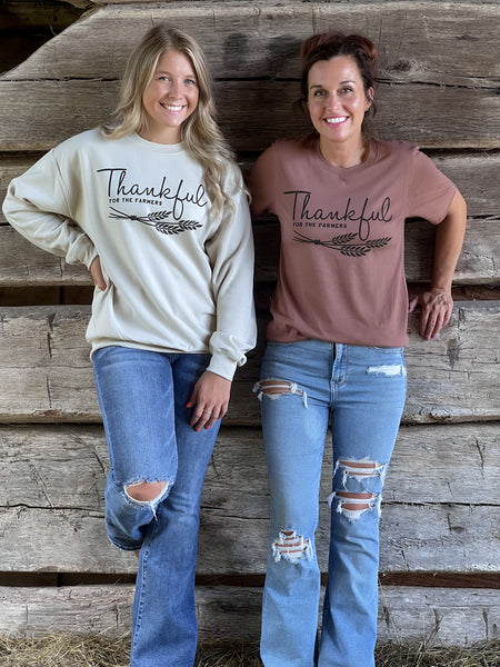 THANKFUL for the FARMERS - Crewneck Sweatshirt