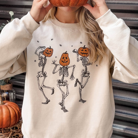 Dancing Skeletons - Crewneck Sweatshirt