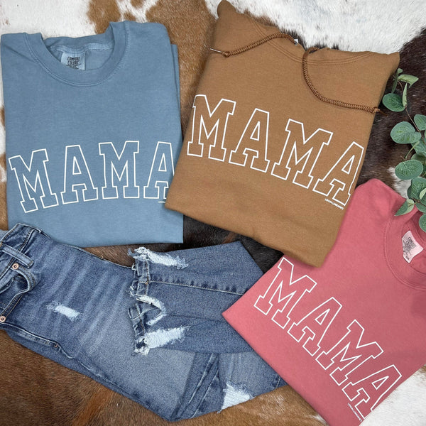 MAMA - Graphic Tee on Comfort Colors, Espresso